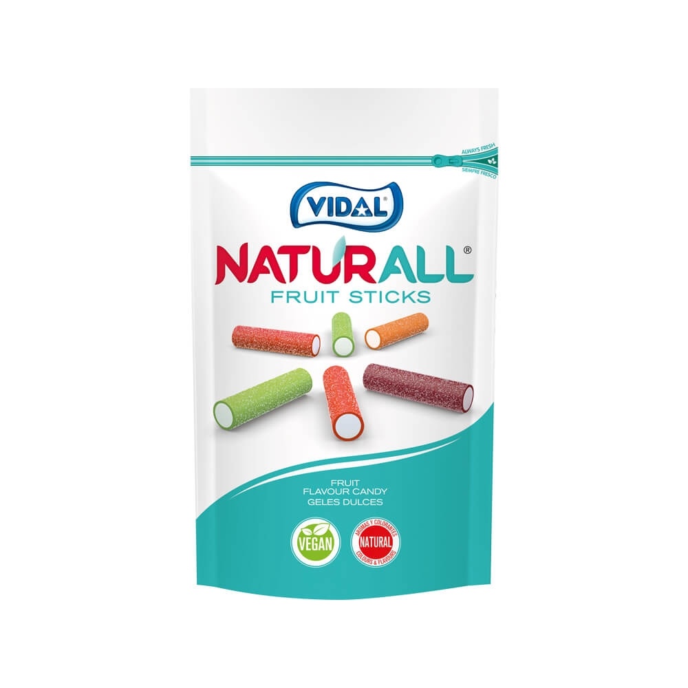 Naturall Fruits Sticks- Naturall  caja 10 bolsas doypacks autocierre 180 g