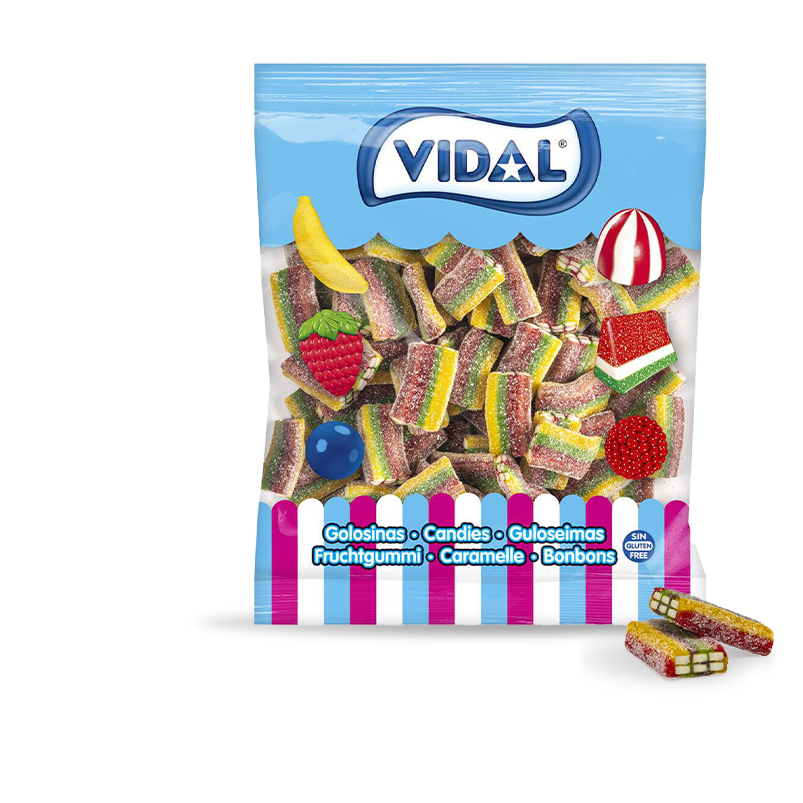 Tijolos Recheados com Picante Multicoloridos